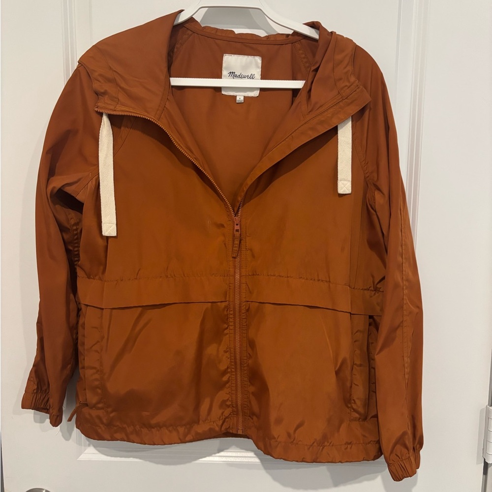 Madewell Burnt Orange Windbreaker